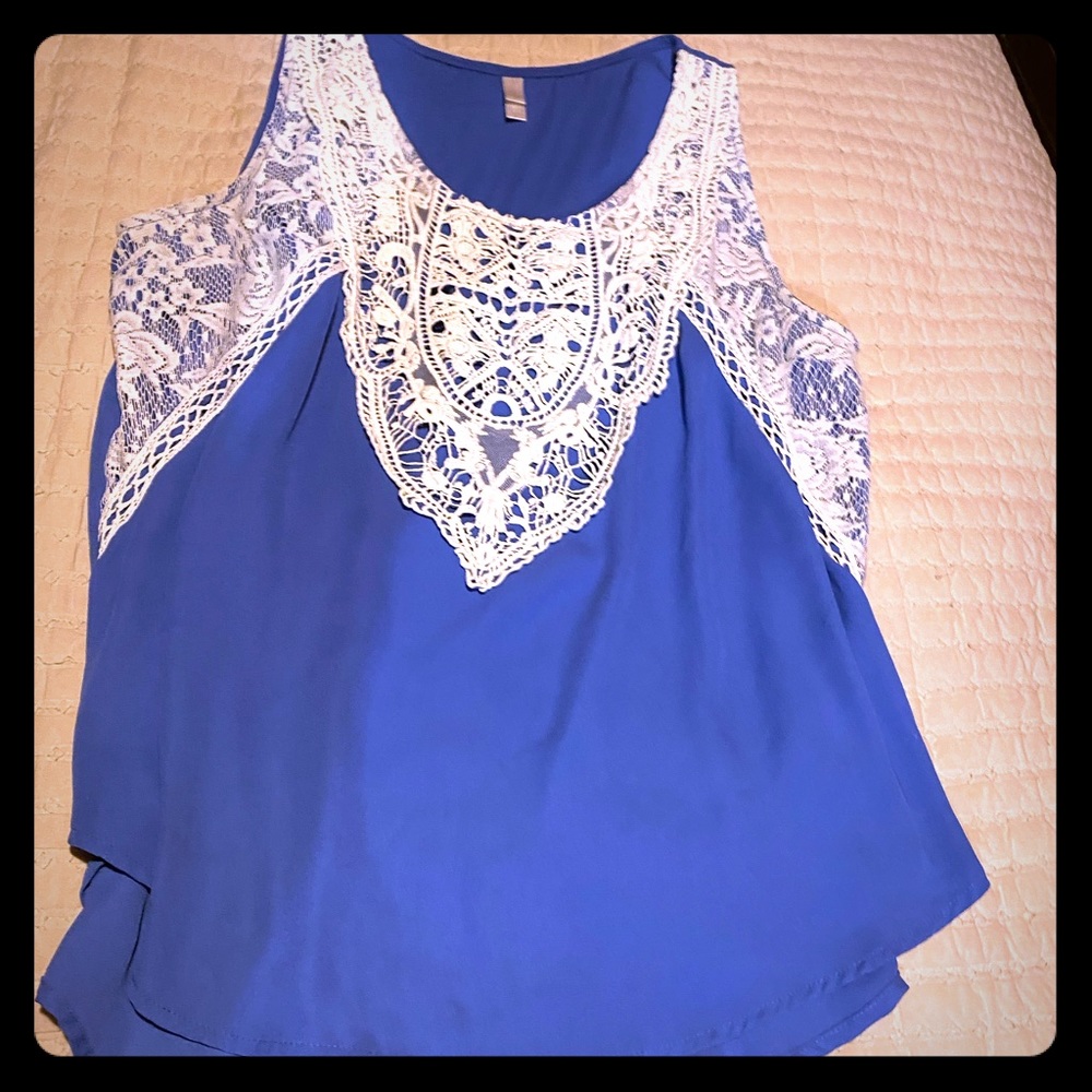 Lace top.